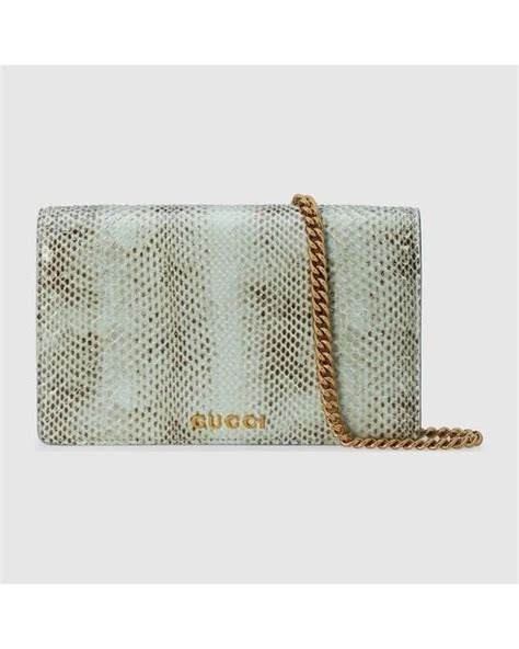 gucci wallet on chain green|chain wallet with Gucci script.